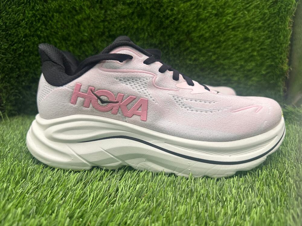 Hoka One One Clifton 10 1162031-CTNS Athletic Sneaker Women's 7D Pink Jacquard